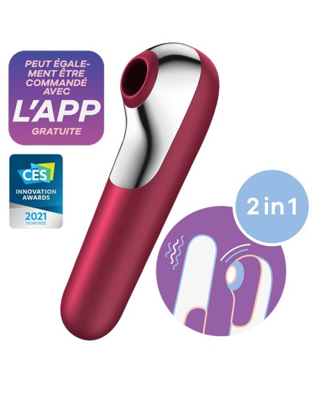 Vibromasseur et stimulateur clitoridien Dual Love Satisfyer - CC5972570030