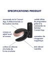 Vibromasseur connecté pour couple avec télécommande Double Love noir Satisfyer - CC597722