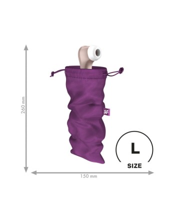 Sac de rangement sextoys violet taille L Treasure Bag Satisfyer - CC597849