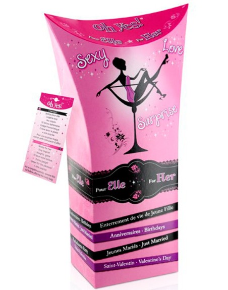 Boîte cadeau sexy fille sextoys jeu creme de plaisir gadget - CC597199