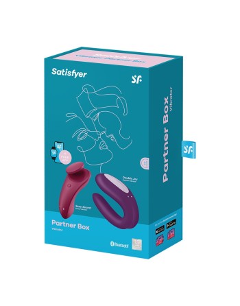 Coffret 2 sextoys connectés Partner Box 1 Satisfyer - CC597768