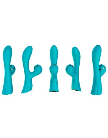 Vibromasseur double stimulation point G et clitoris par vibrations membrane - FAIRYBLUE