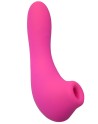 Vibromasseur rose avec 20 programmes de vibration et stimulation clitoridien à membrane picots USB - CR-CAV013