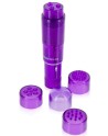 Stimulateur de clitoris violet têtes changeables - CC570033