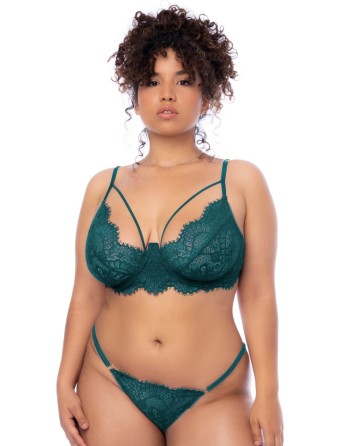 Ensemble 3 pièces grande taille vert - MAL8866XSEAG