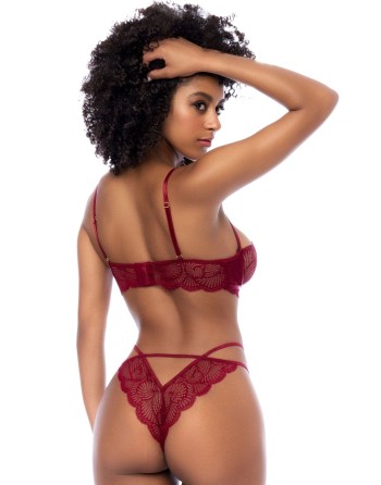 Ensemble 2 pièces couleur framboise - MAL8878ROSW