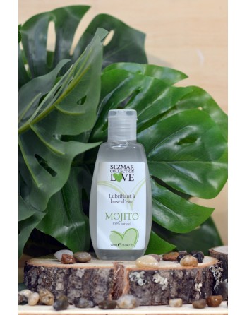 Lubrifiant à base d'eau 100% naturel Mojito 90 ml - SEZ084