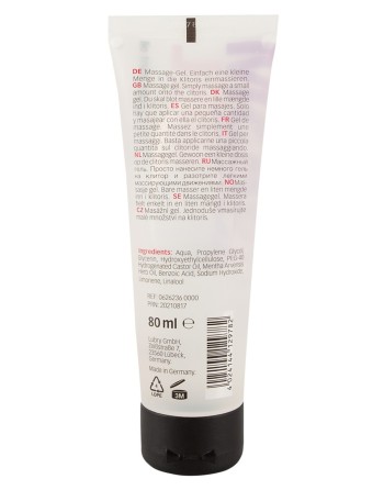 Gel intensifiant orgasme clitoridien à la menthe, végétalien 80 ml - R626236