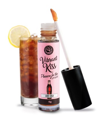 Gloss sexe oral vibrant au cola 100% comestible - SP6577