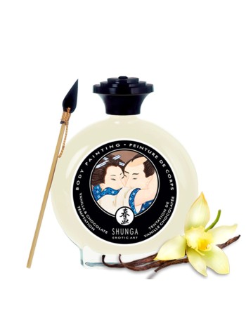 Peinture de corps comestible vanille chocolat blanc 100ml - CC817001