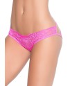 Culotte ouverte rose ornements façon cage - MAL97PNK