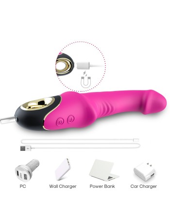 Vibromasseur rose G-spot Joy Blade vibrations puissantes - USK-V14PNK