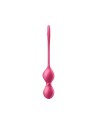 Boules de Geisha vibrantes télécommandées fushia Love Birds 2 Satisfyer - CC597866