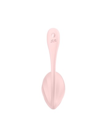 Oeuf vibrant télécommandé rose Ribbed Petal Satisfyer - CC597861