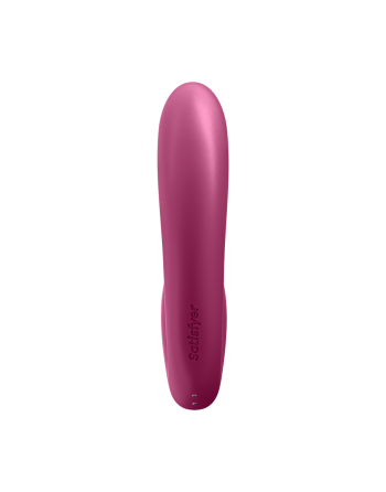 2 en 1 Vibromasseur point G avec stimulateur clitoris connecté USB rouge Sunray Satisfyer - CC597807